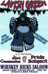 Pride Subject @ The Blue Lagoon w/ Sexciety, Fire Fury's, Thirty9Fingers - Santa Cruz, CA