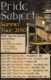 Pride Subject 2010 Summe Tour